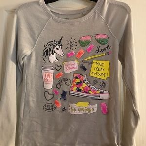 Justice long sleeve shirt